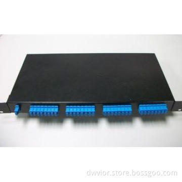 CATV PLC Fiber Optic Splitter Rack Mounted 1  16 , SC / UPC